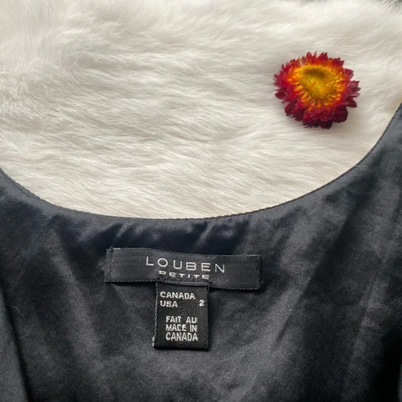 Louben Silk Fitted Blouse with Sailor Collar - Picture 3 of 9